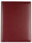 Preview: Schreibmappe DIN A4, incl. Memoblock CAMBRIDGE Top Grain Rindleder rot